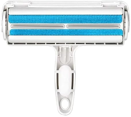 LOKLNEYK Pet Hair Remover Roller Pet Hair Remover Cleanly Removes Dogs and Cats Self-Cleaning Fluff Pet Hair Remover One-Handed Operation(Blue)