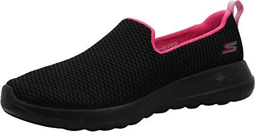 Skechers womens Go Walk Joy Stretch Fit Sneaker, Black, 6.5 Wide US