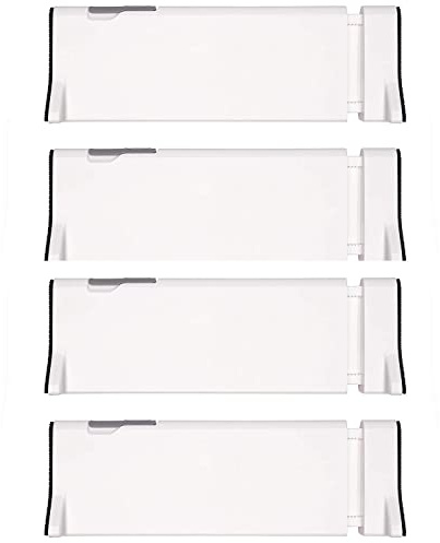 OXO Tot Expandable Drawer Dividers, 4-Pack Drawer Organizers