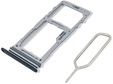 Eonpam Tiroir Carte SIM pour (Samsung Galaxy S10 Lite) Support Qualité d'origine Remplacement Plateau Memory SD Slot Carte SIM avec Aiguille SIM(Noir)