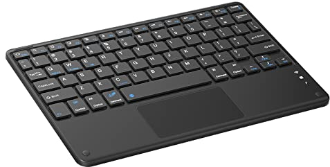 Blackview Universal K1 Bluetooth Keyboard for Tablets Wireless Keyboard Clear Tactile Response English QWERTY Layout Black
