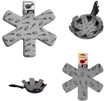 Proteggi padelle grigio in feltro. Separatore Pentole per la protezione delle paelle Piatti Utensili da cucina Casseruole e stoviglie in maiolica