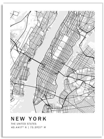 Leinwanddruck Lissabon, Paris, London, Madrid, Stadtplan Der Welt, Nordisches Poster Und Druck, Wandkunst, Leinwandgemälde Für Wohnzimmer, Dekoration, Geschenk, 15 X 20 Cm, Ohne Rahmen