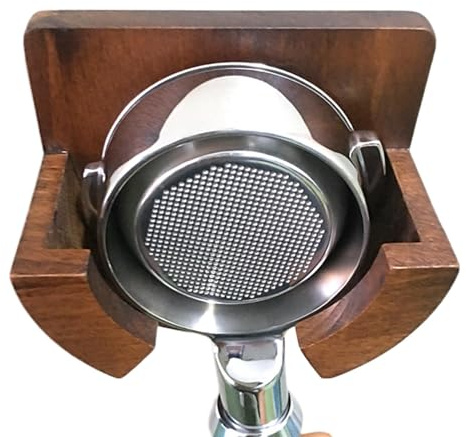 Kaffeefilterhalter, Wandfilterhalter, Wandhalterung für Siebträger aus Holz, 51/53/54/58 mm für die Kaffeezubereitung für Restaurants,