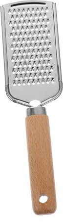 Garneck Grattugia per Formaggio con Manico in Legno in Acciaio Inox Grattugia per Frutta E Verdura Non per Cucina
