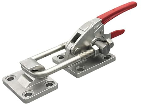 Colcolo Heavy Duty Large Toggle Clamp Latch Tire Carrier Latch 10.2 inch 7496lbs Holding Capacity for Trailer Latch latches Hardware, 304 Stainless Steel