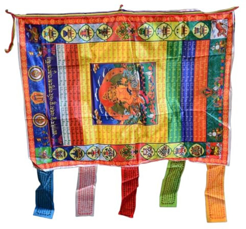 Banderas tibetanas de pintura de Feng Shui para decoración del hogar budista del templo, colgador de meditación, 1 unidad