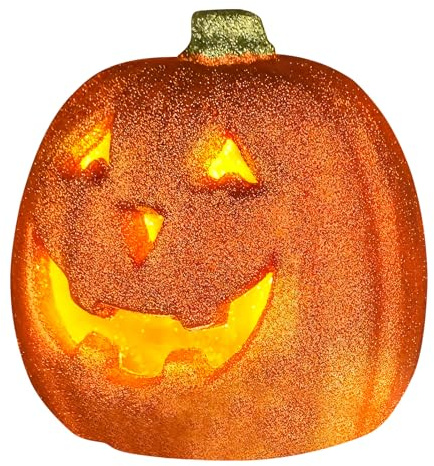 Ferakum Herbstdeko Kürbis Laterne, Herbstdeko Kürbis Deko mit LED Licht, Herbstdeko Leuchtende Kürbisse Herbst Dekoration Halloween Deko Kürbis Beleuchtet Für Erntedank Herbst Halloween Party