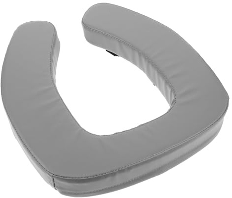 FUOYLOO Copriwater Rialzato Imbottito Cuscino Spesso e Rialzo Portatile per Wc, Ausilio Bagno per Anziani e Uso Domestico, Sedile Morbido Regolabile Fissaggio Sicuro per Comfort e Igiene