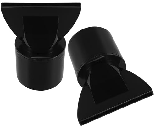 LIFKICH Ugello Concentratore Nero per Phon 2 Pezzi in Abs Controllo del Flusso D'aria e Riduzione di Asciugatura per Professionale in Salone