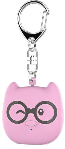 Alarma Personal Segura | 130DB Recargable Portátil de Protección | Alarma para Autodefensa de Mujeres - para Niños Mayores Viajes Camping Escalada Correr Caminar Noche