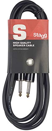 Stagg 1.5m S Series Jack to Jack Speaker Cable
