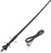 tomzz Audio 1000-001 Antenne Universelle en Caoutchouc très Flexible AM/FM FM, câble de 1,3 m avec connecteur d'antenne DIN