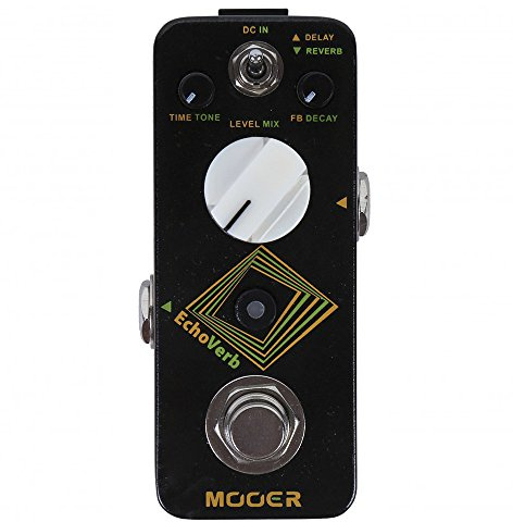 MOOER ECHOVERB Pedal reverb y delay para guitarra, MRV4
