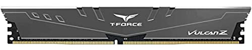 Gigabyte TeamGroup T-Force Vulcan Z - Memoria RAM DDR4-3200 PC4-25600U DIMM (8 GB, 288 Pines, CL16-18-18), Color Gris