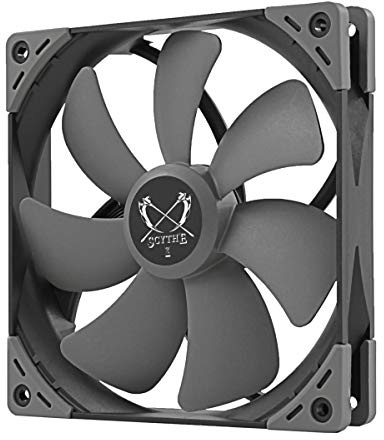 Scythe Kaze Flex 140 mm Lüfter, PWM 300–1200 U/min, leises Gehäuse/Kühlerlüfter, Einzelpackung