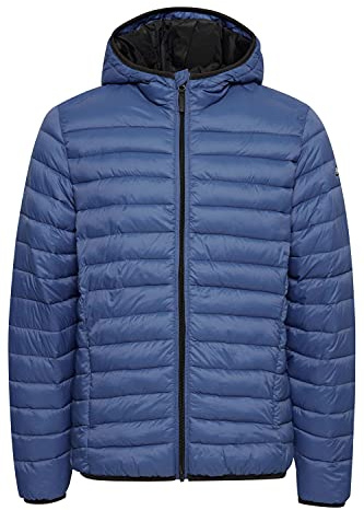 Blend BHWito Herrjacka, övergångsjacka, jacka, lätt vadderad med huva, Ensign Blue (194026), L