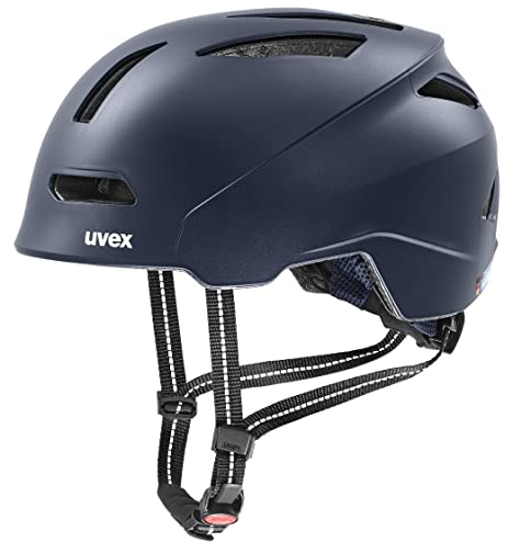 uvex urban Planet - robuster City-Helm für Damen und Herren - aus Recyclingmaterial - optimierte Belüftung - deep Space matt - 58-61 cm