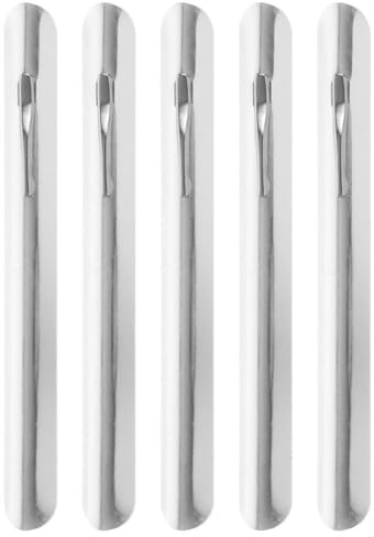 BESTonZON 5 pieces stainless steel crumb scraper, table crumb sweeper, crumb sweeper, table crumb remover, crumb remover, crumb tool