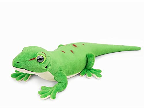 Lagarto Day Geckos Juguetes Reales Lagarto Day Geckos Realistas Animal Encantador Suaves Felpa para Niños y Niñas Verde 21 | Lagarto Hermoso Animal Lindo y Suave Regalos de Felpa Taggeckos Lagarto para Niños Juguetes Verde 21