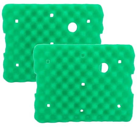 Pisces 2 Pack Ecomax Compatible Replacement Pond Filter Foam | For Hozelock Ecomax/Ecopower + Pond Filters