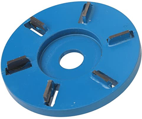 FLEXMAN 6 Teeth Wood Turbo Carving Disc, 3.5 Alloy Steel Grinder Milling Cutter, Stump Remover Wood Carving Disc Grinding Wheel for Hardwood Root Carving (flat sword piece)