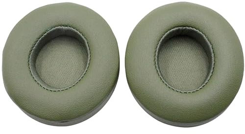 Replacement Ear Pads Compatible with Beats by Dre Solo3/Solo2 Wired/Wireless A1796/B0534 Headphones Ear Pads (Military Green)