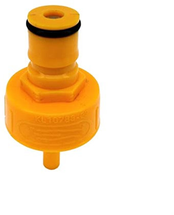 SRKATI Heimbrau-Sets bierbrauset Karbonisierungsverschluss PET-Flaschen-Gegendruckfüller Corny Keg Ball Lock(Yellow)