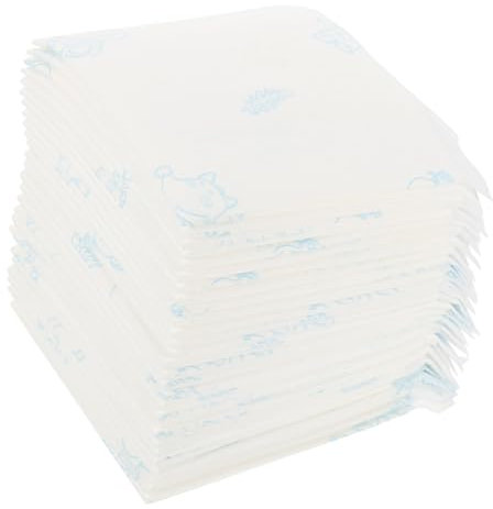 VICASKY 50 Pièces Tapis à Change Jetable Imperméable Pour Garçon Fille Lot De Matelas à Change Portable Protection Couette