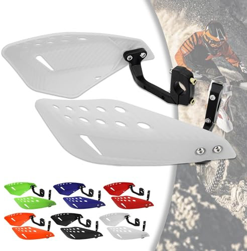Guardamaneta Moto Protector de Manos Universal para Motocicleta, Resistente al Viento, de 22 mm, para ATV, quads y Motos de Cross.