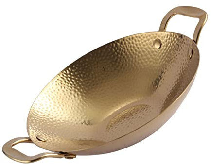 Cabilock Pentola Acciaio Inossidabile con Maniglie Doppie Utensile per Grill e Stufati Design e Resistente per Uso e Ristoranti Antiscottatura e Leggera