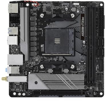 Motherboard Scheda Madre Fit For ASROCK A520M ITX/Ac Mini-ITX A520 DDR4 4733+(OC) MHz USB3.2 Max-64G A Doppio Canale Socket AM4