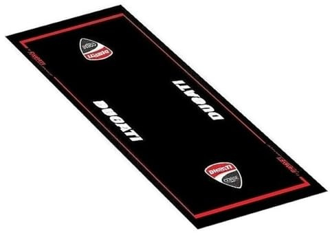 per Ducati Racing Garage Mat Tappeto Moto Garage Tappetino Workshop Olio Assorbente Pad, Antiscivolo Impermeabile Motorrad Carpet