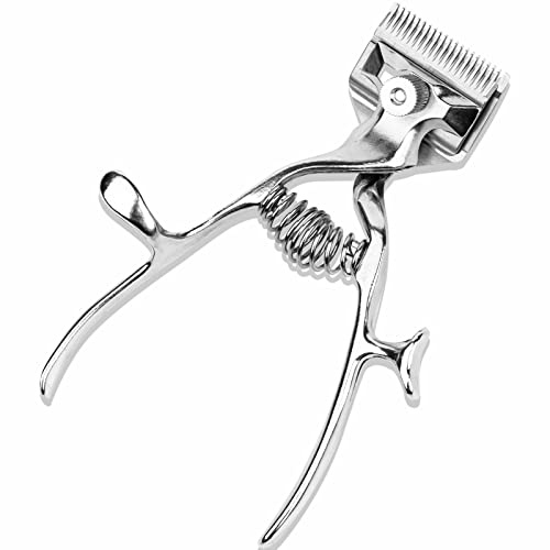 Team-Management 1 Pcs Old Fashion Manual Clipper Haircut Hand Push Low Noise Non-Electric Hair Cutter by PIAOPIAONIU