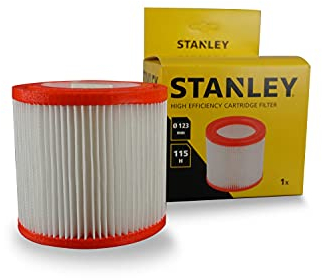 Stanley Filtre Cartouche à Haute Efficacité pour Aspirateurs Solides et Liquides