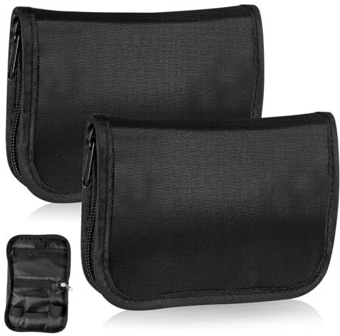 Ipetboom 2stücke Blutzuckermessgerät-tasche Aufbewahrungstasche Schutzhülle Für Tragbar Schwarz