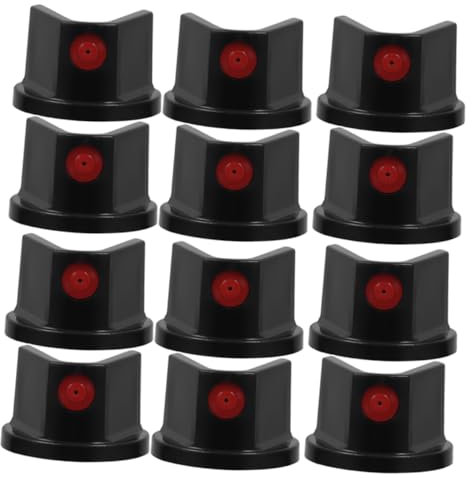 Lurrose 30pcs Spray Paint Nozzles for Cans Ergonomic Design Waterproof Replacement Caps Wide Nozzle for Street Art Seamless Finish