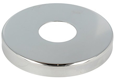 tecuro Hahnrosette 3/4 Zoll Messing verchromt Ø 27 x 80 mm x 10 mm langlebig edles Design