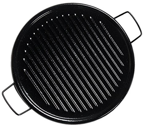 Imex El Zorro El Zorro 63152-Asador Grill, Esmaltado, Negro, 46 cm
