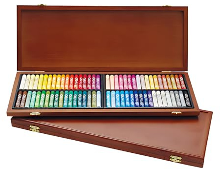 Mungyo Gallery Oil Pastels Wood Box Set of 72 Standard - Assorted Colors by Mungyo