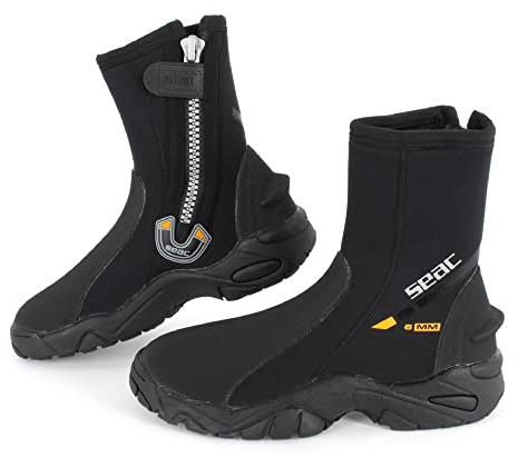 SEAC PRO HD, Neopren Füßling für Geräteflossen, schwarz, L