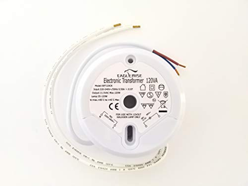 Eaglerise SET120CK SET110CS - Transformador halógeno (35-120 W, redondo, 110-120 W)
