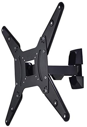 Hama Support mural TV FULLMOTION (pour une diagonale d’écran de 81 à 165 cm (32 à 65), VESA jusqu'à 400x400, 1 bras) Noir