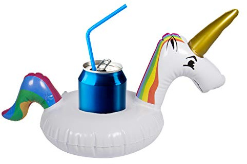 Folat B.V. Hinchable * Unicornio * como Soporte para Bebidas o decoración//Unicorn Kinde