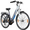 ZÜNDAPP E Bike Damen 700c Pedelec 28 Zoll E Hollandrad Damenrad Z901 Cityrad (grau/weiß, 46 cm)