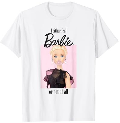 Maglietta Donna Barbie, Ufficiale, Sentirsi Come Barbie Maglietta
