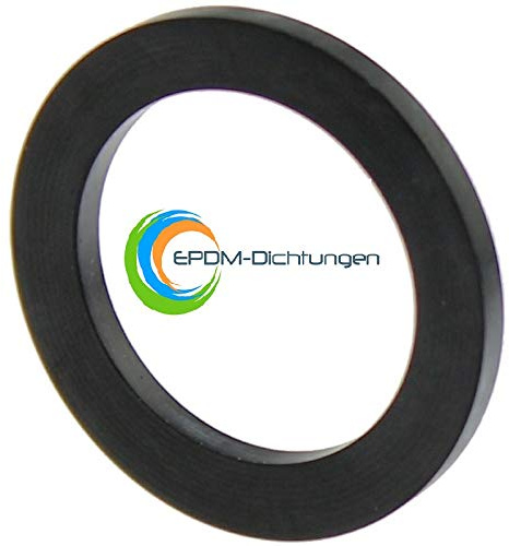 9 Stück SET Gummi Dichtungen Flachdichtung EPDM mit TRINKWASSERZULASSUNG (3 Stück je Größe: 1/2 Zoll, 3/4 Zoll, 1 Zoll) für Haus, Garten, Installation, Industrie, Handwerk, Sanitär, Bad (2 Sets)