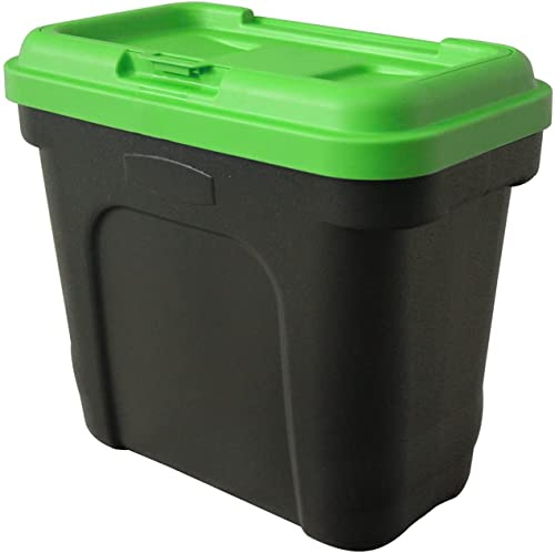 D.I.L Pet Food Storage Container Animal Cat Dog Dry Food Bird Seeds Bin Box Tub (20L Small, GREEN)
