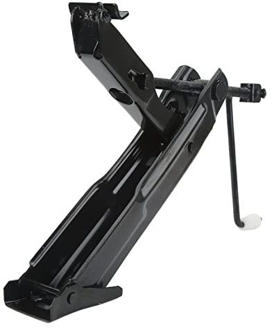 Handkurbel-Wagenheber, 1,7 Tonnen Kapazität, Hebeheber, dichter Gewinde-Autoheber mit massivem Schaft, verbreiterte Basis, für Anhänger, Wohnwagen