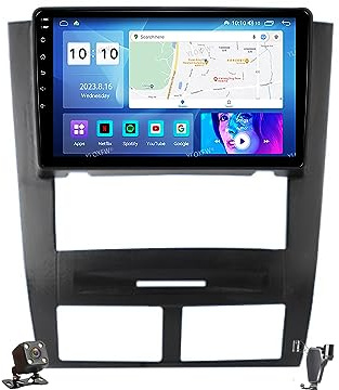 YLOXFW Android 12.0 Radio 2 Din Estéreo con 4G WiFi DSP Carplay para SsangYong Rexton 2002-2006 GPS Sat Navi 9'' Pantalla Táctil Multimedia Vídeo Reproductor BT FM Receptor,M150s